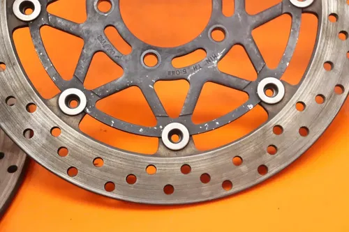 04-05 SUZUKI GSXR 600 750 OEM STRAIGHT FRONT LEFT RIGHT BRAKE ROTORS DISCS