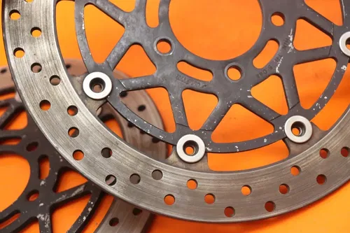 04-05 SUZUKI GSXR 600 750 OEM STRAIGHT FRONT LEFT RIGHT BRAKE ROTORS DISCS