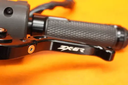 2007-2008 KAWASAKI NINJA ZX6R OEM LEFT CLIP ON HANDLEBAR W SWITCHES NICE!
