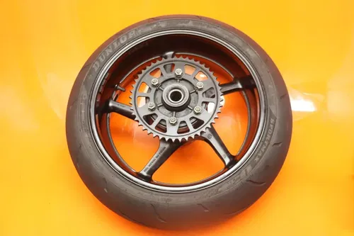 2004-2012 YAMAHA YZF R1 OEM STRAIGHT REAR WHEEL BACK RIM W TIRE
