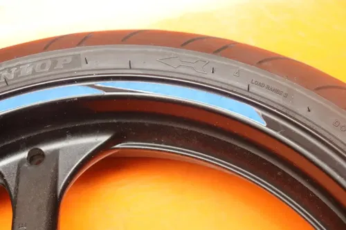 2004-2007 HONDA CBR1000RR OEM STRAIGHT FRONT WHEEL RIM W TIRE