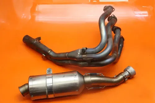 2004-2005 KAWASAKI NINJA ZX10R OEM FULL EXHAUST SYSTEM HEADERS PIPE MUFFLER