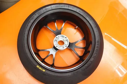 16-18 DUCATI MONSTER 1200 BREMBO FORGED STRAIGHT REAR WHEEL BACK RIM W TIRE