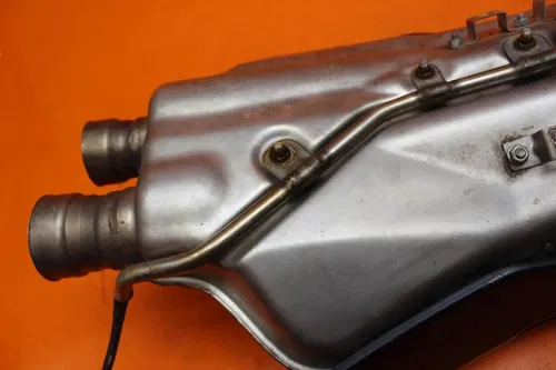 03-06 DUCATI 749 OEM EXHAUST PIPE MUFFLER SLIP ON CAN SILENCER
