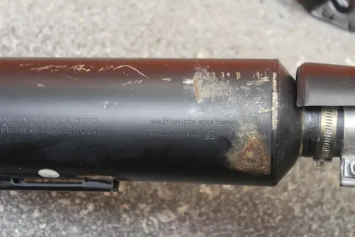 2020 HARLEY-DAVIDSON STREET 500 OEM EXHAUST PIPE MUFFLER SLIP ON CAN SILENCER