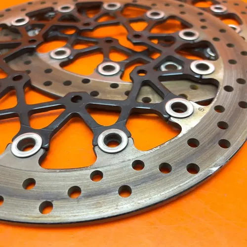 12-16 SUZUKI GSXR 1000 OEM FRONT LEFT RIGHT BRAKE ROTORS DISCS GENUINE PAIR SET