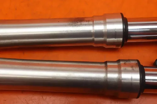 07-08 KAWASAKI NINJA ZX6R OEM STRAIGHT FRONT FORKS SHOCK SUSPENSION SET PAIR