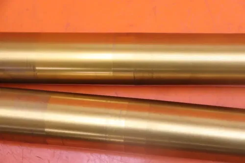 2005 KAWASAKI NINJA ZX10R OEM STRAIGHT FRONT FORKS SHOCK SUSPENSION SET PAIR