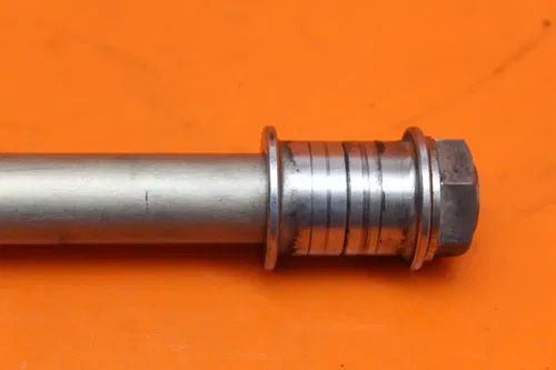 02-03 KAWASAKI NINJA ZX9R OEM STRAIGHT FRONT WHEEL RIM AXLE PIVOT BOLT