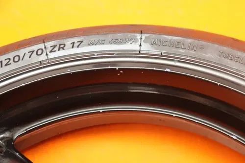 2008-2019 SUZUKI GSXR 600 750 FRONT WHEEL RIM W MICHELIN TIRE