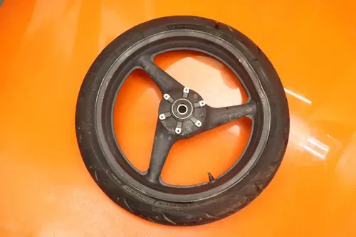 01-06 HONDA CBR600F4I OEM FRONT WHEEL RIM W TIRE