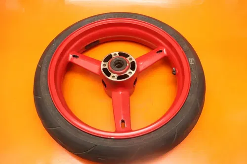 01-05 SUZUKI GSXR 600 750 AFTERMARKET FRONT WHEEL RIM W TIRE