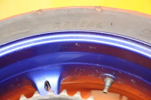 2006-2007 SUZUKI GSXR 600 750 OEM STRAIGHT REAR WHEEL BACK RIM