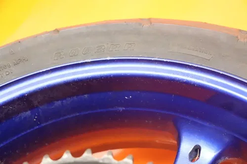 2006-2007 SUZUKI GSXR 600 750 OEM STRAIGHT REAR WHEEL BACK RIM