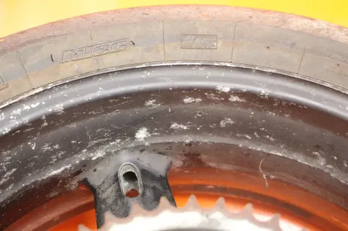 2001-2004 SUZUKI GSXR 1000 OEM REAR WHEEL BACK RIM W TIRE