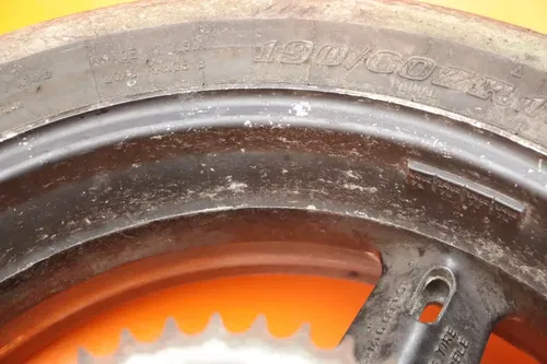 2001-2004 SUZUKI GSXR 1000 OEM REAR WHEEL BACK RIM W TIRE