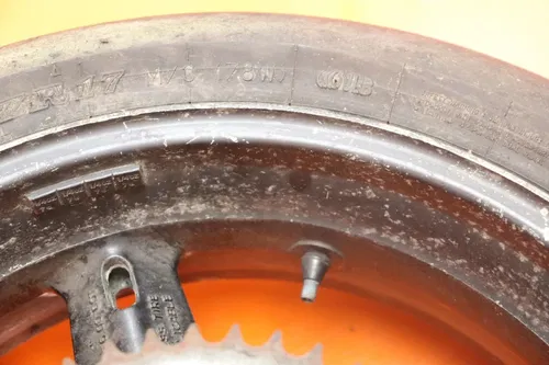 2001-2004 SUZUKI GSXR 1000 OEM REAR WHEEL BACK RIM W TIRE
