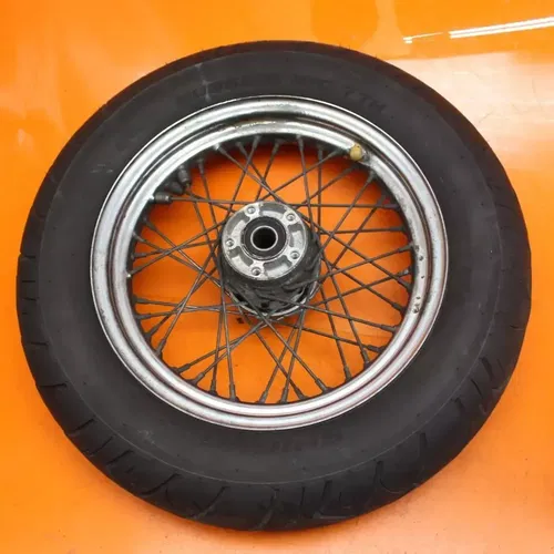 2002 Harley-Davidson Road King FLHR OEM STRAIGHT REAR WHEEL RIM W TIRE