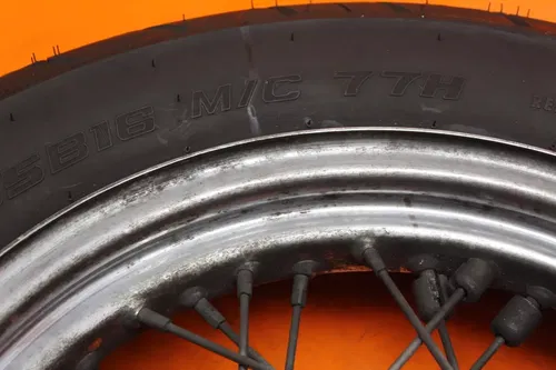 2002 Harley-Davidson Road King FLHR OEM STRAIGHT REAR WHEEL RIM W TIRE