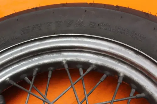 2002 Harley-Davidson Road King FLHR OEM STRAIGHT REAR WHEEL RIM W TIRE