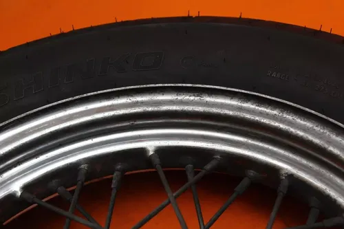 2002 Harley-Davidson Road King FLHR OEM STRAIGHT REAR WHEEL RIM W TIRE