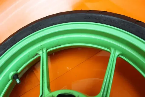 2013-2017 KAWASAKI NINJA ZX6R OEM STRAIGHT FRONT WHEEL RIM W SHINKO TIRE