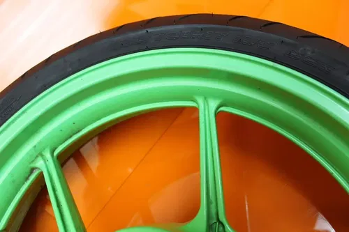 2013-2017 KAWASAKI NINJA ZX6R OEM STRAIGHT FRONT WHEEL RIM W SHINKO TIRE