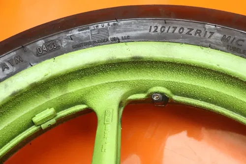 2018 17-20 YAMAHA YZF R6 OEM FRONT WHEEL RIM W TIRE
