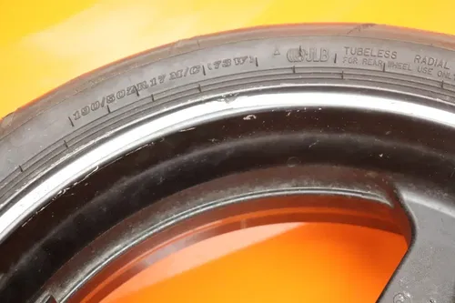 2009-2012 HONDA CBR600RR OEM REAR WHEEL BACK RIM W TIRE