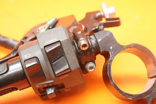13-17 KAWASAKI NINJA ZX6R OEM LEFT CLIP ON HANDLE HORN SIGNALS SWITCH SWITCHES
