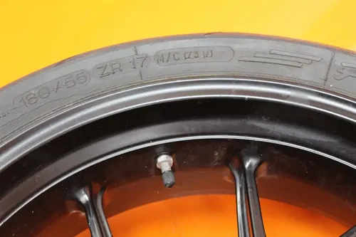 03-06 DUCATI 749 OEM STRAIGHT REAR WHEEL BACK RIM W TIRE