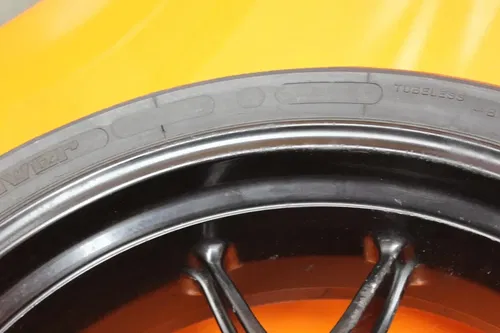 03-06 DUCATI 749 OEM STRAIGHT REAR WHEEL BACK RIM W TIRE
