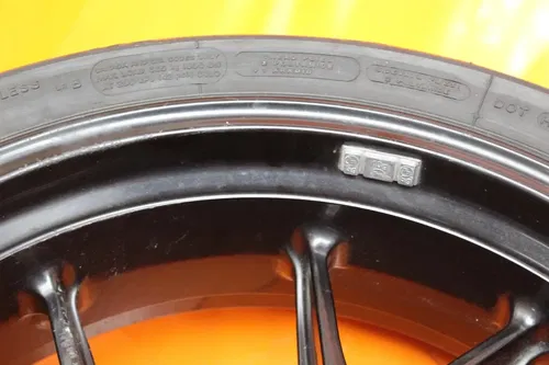 03-06 DUCATI 749 OEM STRAIGHT REAR WHEEL BACK RIM W TIRE