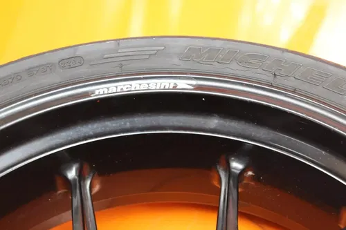 03-06 DUCATI 749 OEM STRAIGHT REAR WHEEL BACK RIM W TIRE