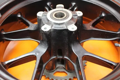 03-06 DUCATI 749 OEM STRAIGHT REAR WHEEL BACK RIM W TIRE