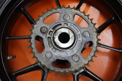 03-06 DUCATI 749 OEM STRAIGHT REAR WHEEL BACK RIM W TIRE