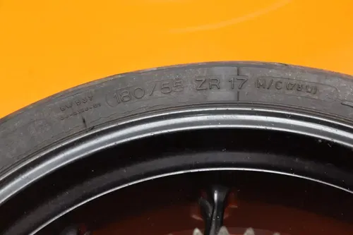 03-06 DUCATI 749 OEM STRAIGHT REAR WHEEL BACK RIM W TIRE