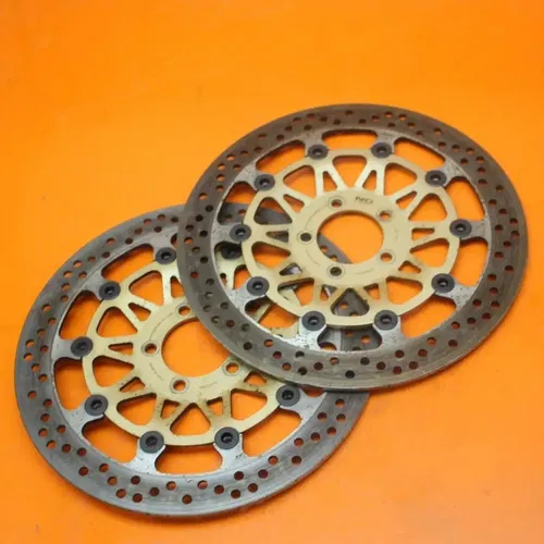 00-03 KAWASAKI NINJA ZX12R STR8 NG BRAKES FRONT LEFT RIGHT BRAKE ROTORS DISCS