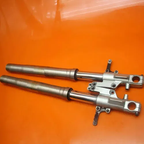 00-01 KAWASAKI NINJA ZX12R OEM STRAIGHT FRONT FORKS SHOCK SUSPENSION SET PAIR