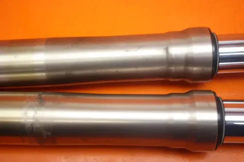 00-01 KAWASAKI NINJA ZX12R OEM STRAIGHT FRONT FORKS SHOCK SUSPENSION SET PAIR
