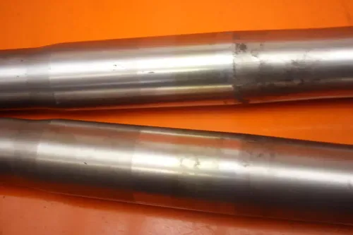 00-01 KAWASAKI NINJA ZX12R OEM STRAIGHT FRONT FORKS SHOCK SUSPENSION SET PAIR