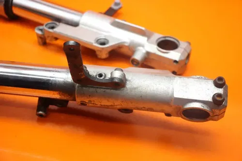 00-01 KAWASAKI NINJA ZX12R OEM STRAIGHT FRONT FORKS SHOCK SUSPENSION SET PAIR