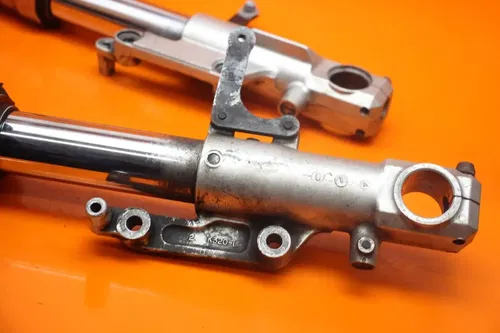00-01 KAWASAKI NINJA ZX12R OEM STRAIGHT FRONT FORKS SHOCK SUSPENSION SET PAIR