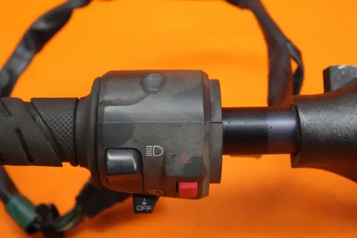 2006-2009 KAWASAKI NINJA ZX14 ZX14R OEM LEFT CLIP ON HANDLEBAR W SWITCHES