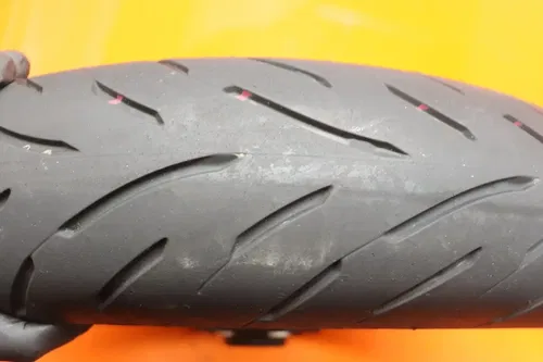 09-12 2011 KAWASAKI NINJA ZX6R STRSAIGHT OEM FRONT WHEEL RIM W TIRE NO DENTS