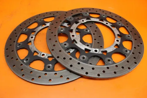 04 05 06 YAMAHA YZF R1 OEM STRAIGHT FRONT LEFT RIGHT BRAKE ROTORS DISCS