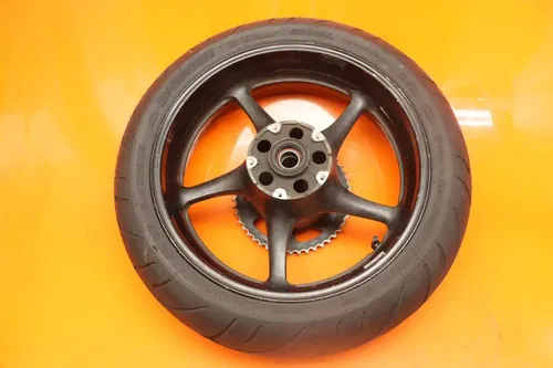 03-09 YAMAHA YZF R6 06-09 R6S OEM REAR WHEEL BACK RIM W TIRE