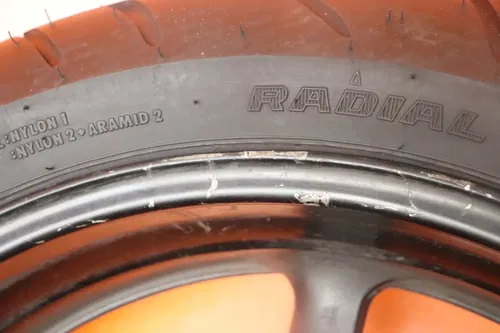 03-09 YAMAHA YZF R6 06-09 R6S OEM REAR WHEEL BACK RIM W TIRE