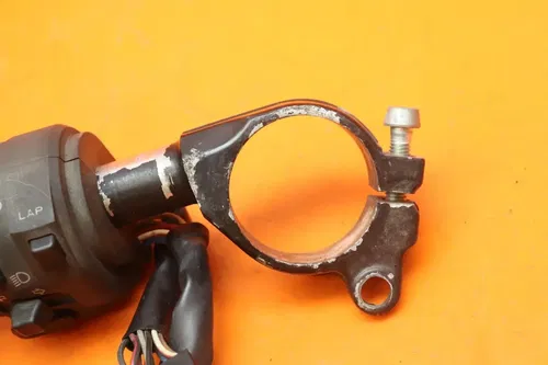 2007-2008 KAWASAKI NINJA ZX6R OEM LEFT CLIP ON HANDLEBAR with SWITCHES
