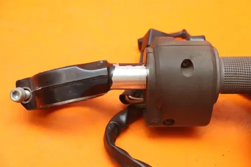 2007-2008 KAWASAKI NINJA ZX6R OEM LEFT CLIP ON HANDLEBAR with SWITCHES